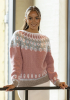 "Målfrid" Genser - Viking Design 2415-13 Kit - XS-XXL - Viking Alpaca Bris