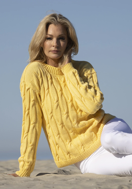 "Sunny" Genser - Viking Design 2319-1 Kit - XS-XL - Viking Bamboo, fra Viking