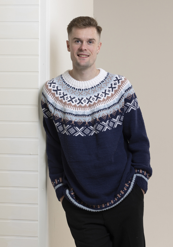 "Apal" genser- Viking Design 2315-1A Kit - XS-XXL - Viking Vår, fra Viking