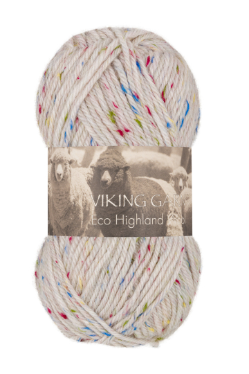 Viking Eco Highland Wool 270 Hvid tweed