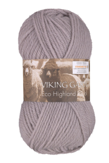 Viking Eco Highland Wool 266 Støvet lilla