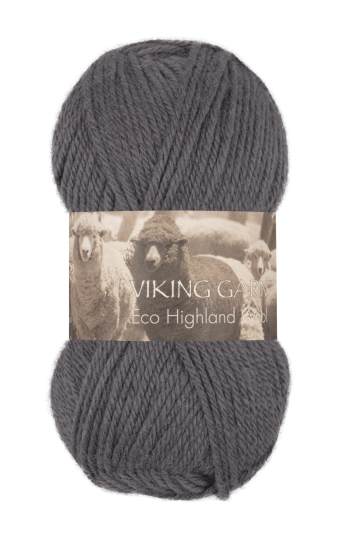 Viking Eco Highland Wool 214 Stålgrå