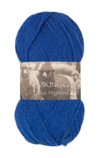 Viking Eco Highland Wool 224 Koboltblå