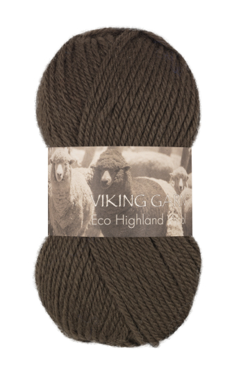 Viking Eco Highland Wool 218 Mørk brun
