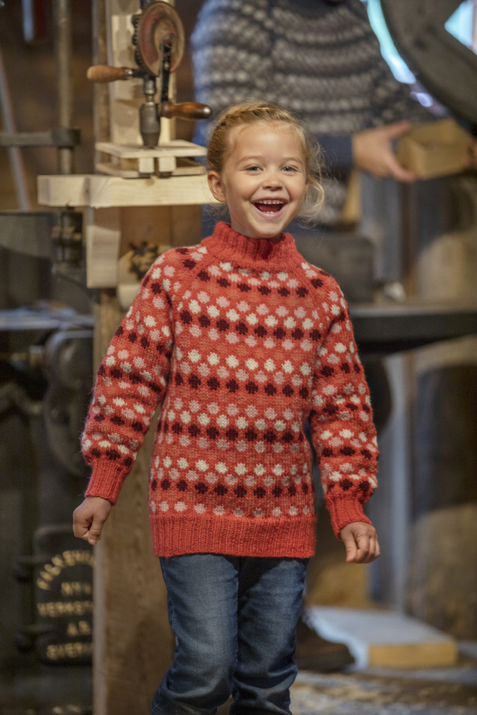 "oppfinner" Genser Viking Design 2020 Kit Viking Eco Highland Wool Fra Viking