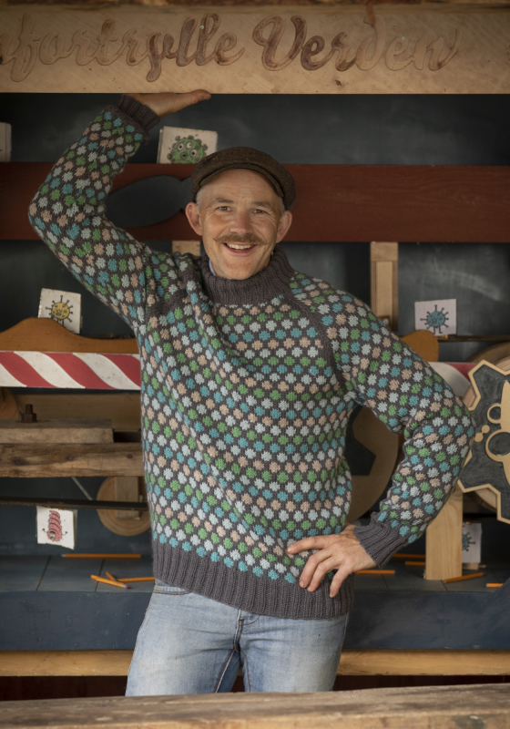 "oppfinner" Genseren Viking Design 2020 Kit Xxs Xxxl Viking Eco Highland Wool Fra Viking