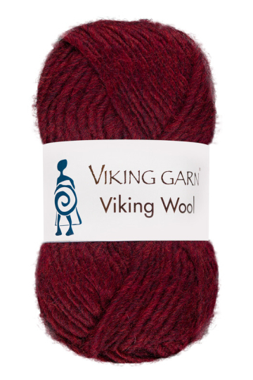 Viking Wool 555 Mørk Rød