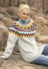 "Kraft" genser- Viking Design 2329-1A Kit - XS-XXL - Viking Wool