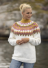 "Kraft" genser- Viking Design 2329-1C Kit - XS-XXL - Viking Wool