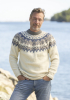 "Kraft" genser- Viking Design 2329-1F Kit - XS-XXL - Viking Wool