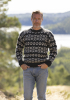 "Gisle" genser - Viking Design 2330-3 Kit - XS-XXL - Viking Wool
