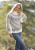 "Brianna" genser- Viking Design 2330-4 Kit - XS-XXL - Viking Wool 