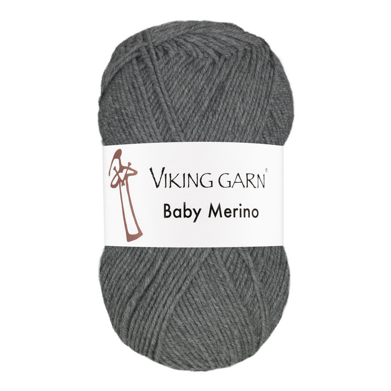Billede af Viking Baby Merino - 215 Grå, Merinould, fra Viking