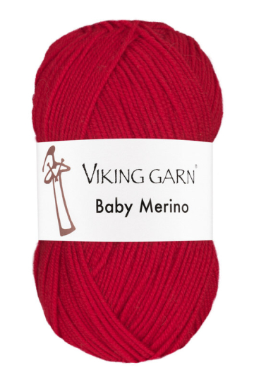Viking Baby Merino - 250 Rød