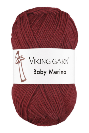 Viking Baby Merino - 256 Mørkerød