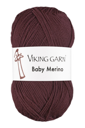 Viking Baby Merino - 272 Mørk burgunder
