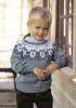 "Harepus - kanin" Genser- Viking Design 2424-6B Kit - 1 - 8år - Viking Baby merino 