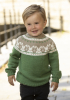 "Harepus - kanin" Genser- Viking Design 2424-6C Kit - 1 - 8år - Viking Baby merino