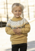 "Gravemaskine" Genser- Viking Design 2424-10 Kit - 1 - 8år - Viking Baby merino 