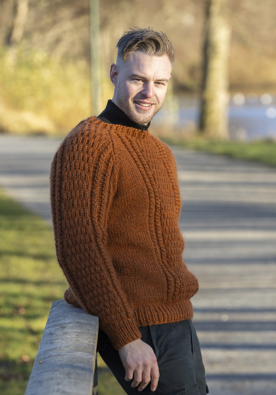 "Skule" genser - Viking Design 2402-14 Kit - XS-XXL - Viking Snorre , fra Viking