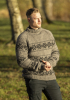 "Valeri" genser- Viking Design 2402-19B Kit - XS-XXL - Viking Snorre