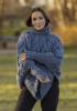 "Ellisiv" poncho- Viking Design 2402-21 Kit - Onesize - Viking Snorre