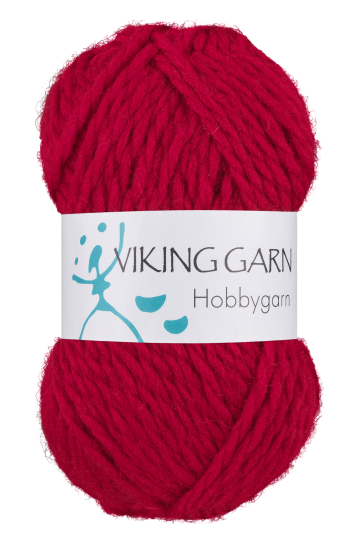 Viking Hobbygarn 960 Mørk rød