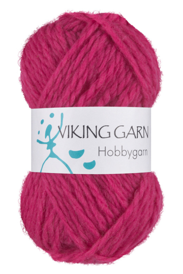 Viking Hobbygarn 963 Stærk rosa