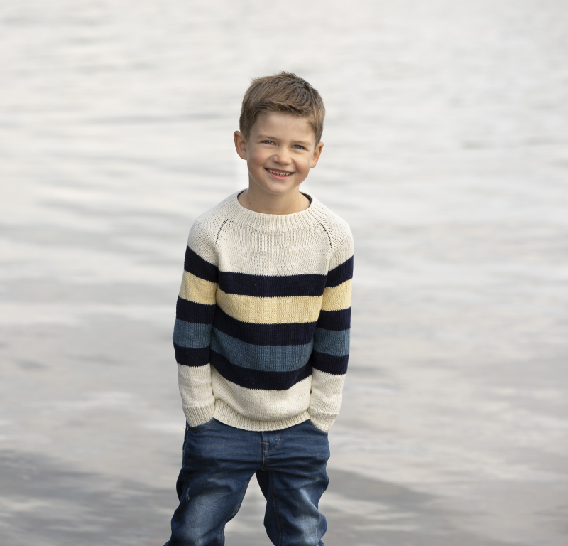 "Loke" Genser - Viking Design 1916-6 Kit - 2 - 14 år - Viking Bjørk, fra Viking