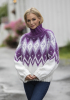 "Purple rain" genser- Viking Design 2426-1B Kit - XS-XXL - Viking Snorre
