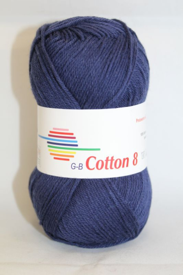 G-B Cotton 8/4 - 1020 Marineblå