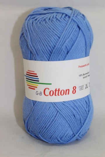 G-B Cotton 8/4 - 1650 Jeansblå