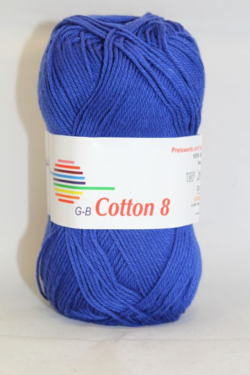 G-B Cotton 8/4 - 1220 Kongeblå