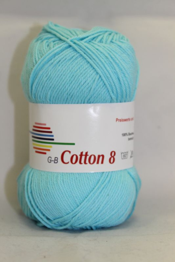 G-B Cotton 8/4 - 1460 Isblå