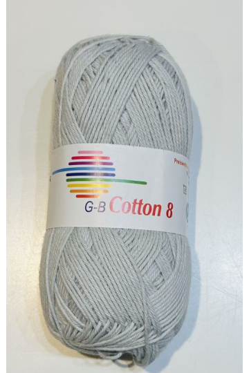 G-B Cotton 8/4 - 1250 Lysegrå