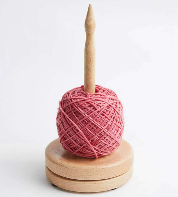 Knitpro Natural Garnholder Birk Natur Fra Knitpro