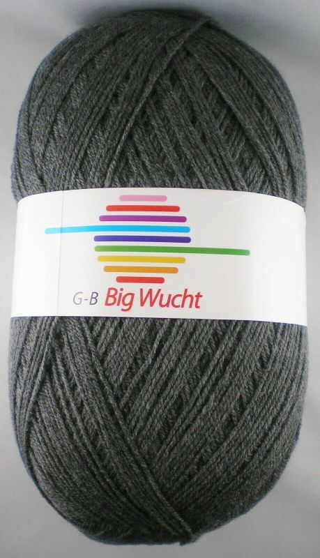 Billede af G-B Big Wucht - 1003 Antracit, Akrylgarn, fra G-B Garn