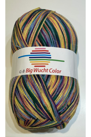G-B Big Wucht Color - 21 Grøn - lilla - gul