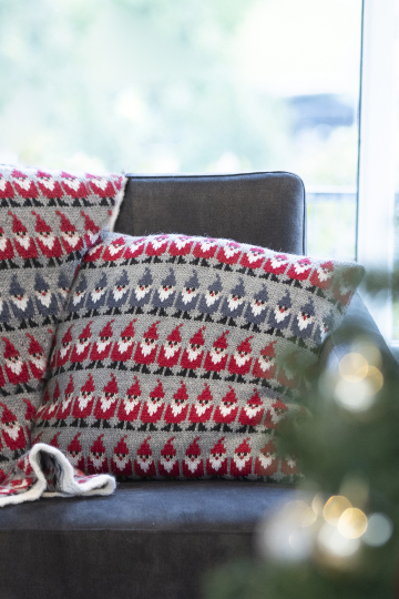 Nissepude - Viking Design 2334-24 Kit - 45 x 45 cm - Viking Alpaca Storm
