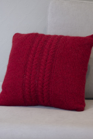 Abel pude - Viking Design 2334-17 Kit - 40 x 40 cm - Viking Alpaca Bris