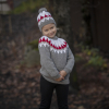 "Nisse" Genser og hue - Viking Design 2032-5A Kit - 2 - 12 år - Viking Alpaca Storm