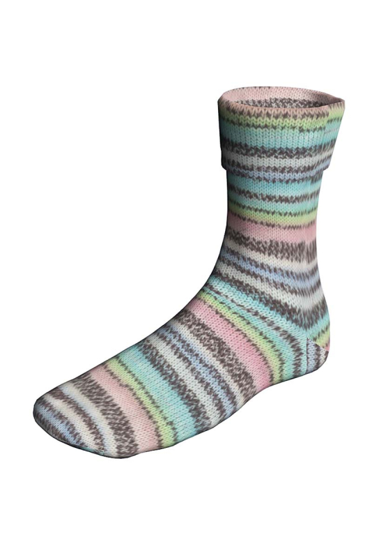 Super Soxx Color Trådet 0480 Strømpegarn Fra Langyarns