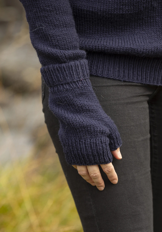 "Njord" Pulsvarmer - Viking Design 2336-11B Kit - S-L - Viking Eco Highland Wool, fra Viking