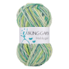 Viking Hobbygarn 982 multi grøn