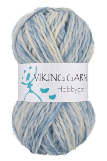 Viking Hobbygarn 981 multi blå