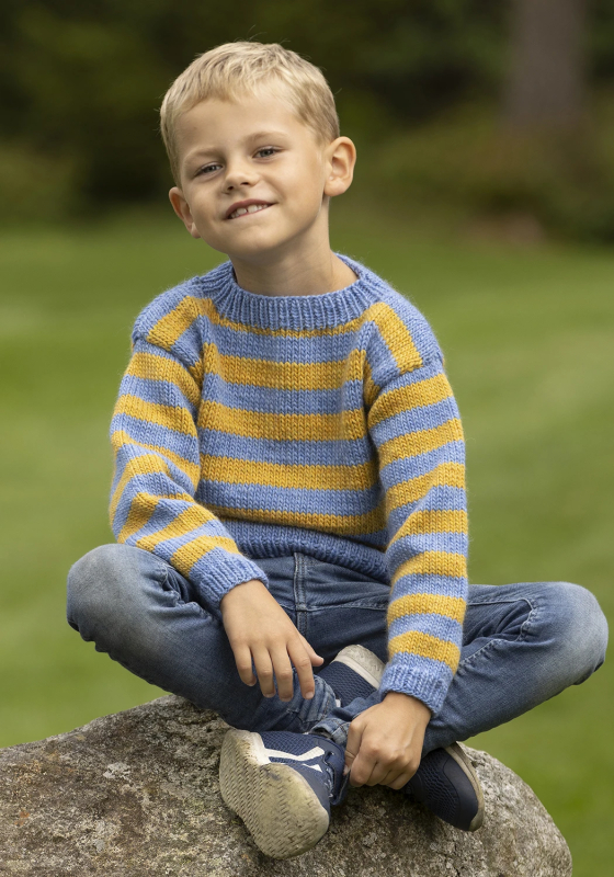 "Alf" genser- Viking Design 2332-4 Kit - 2-12 år - Viking Wool, fra Viking