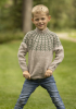 "Edgar" genser- Viking Design 2332-6 Kit - 2 - 12 år - Viking Wool