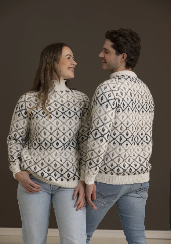 "vintage" Genser Viking Design 2338 Kit Xxxl Viking Eco Highland Wool Fra Viking