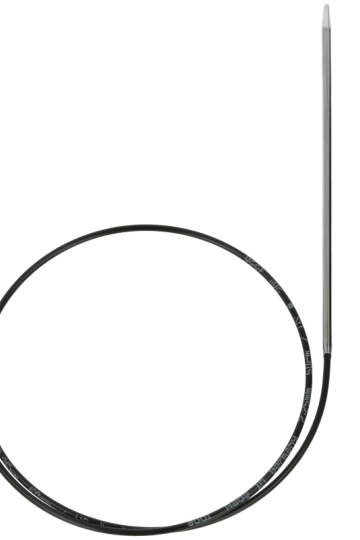 9 mm - Addi Black Classic Rundpinde 40 cm