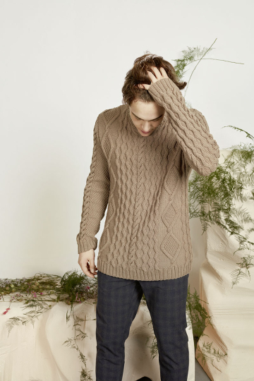 Herrepullover - Lang yarns 265-044-001 Kit - S - XL - Lang yarns merino 120
